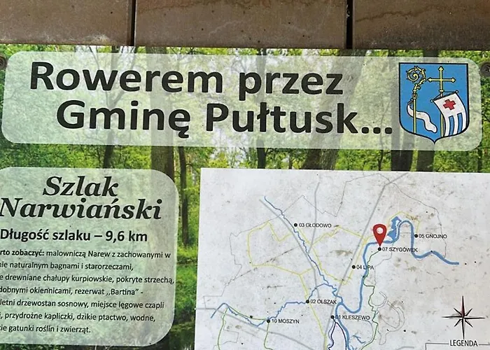 Dom Z Linia Brzegowa Narwi Vakantiehuis Pułtusk